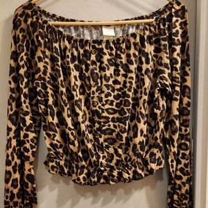 H&M Polera off shoulder blouse, szS